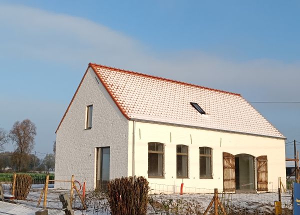 Gevel landelijke vakantiewoning